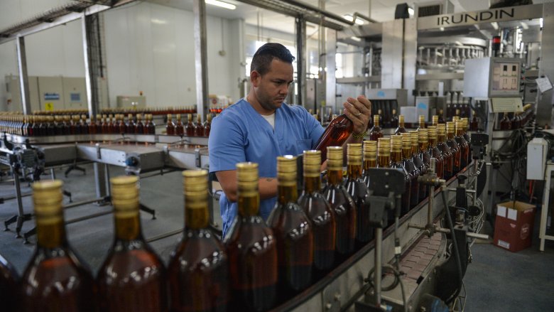 rum bottling