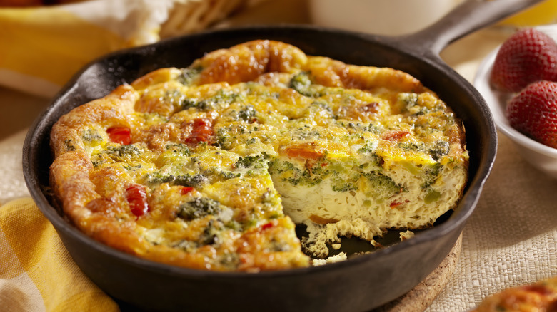 frittata in pan