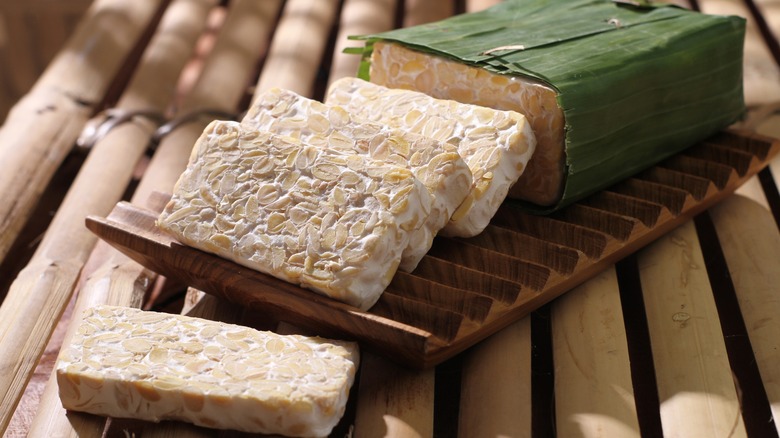 block of tempeh