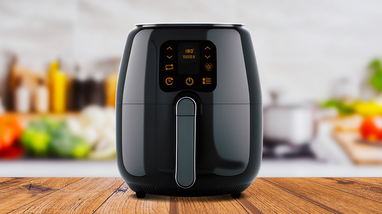 air fryer on counter