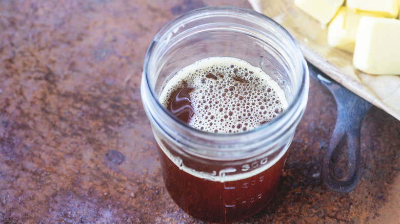 jar of brown butter