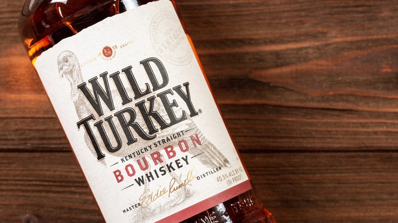 Wild Turkey bourbon bottle