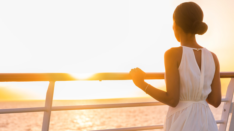 woman on deck of ship