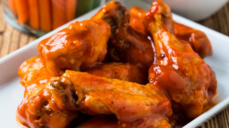 saucy Buffalo wings