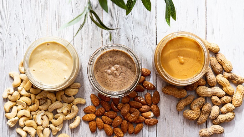 different fresh nut butters