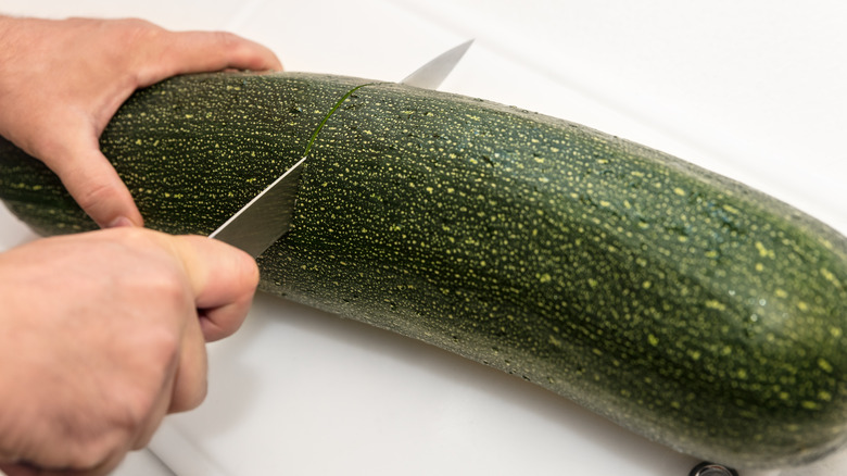 Giant zucchini