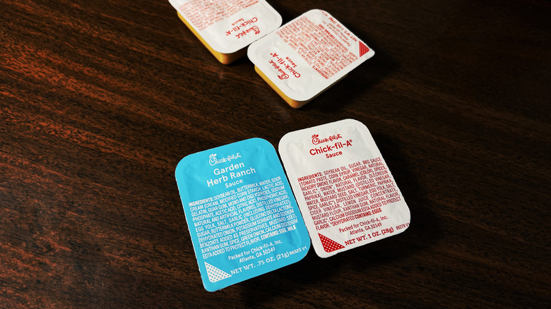 Chick-fil-A sauce packets