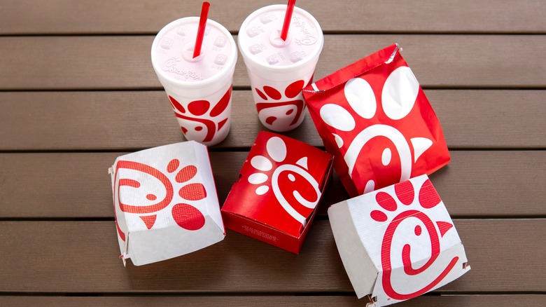 Chick-fil-A meal in containers