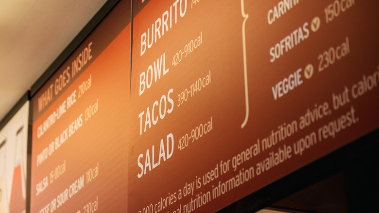 Red chipotle menu