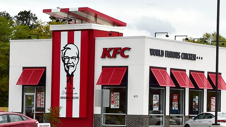 KFC restaurant exterior