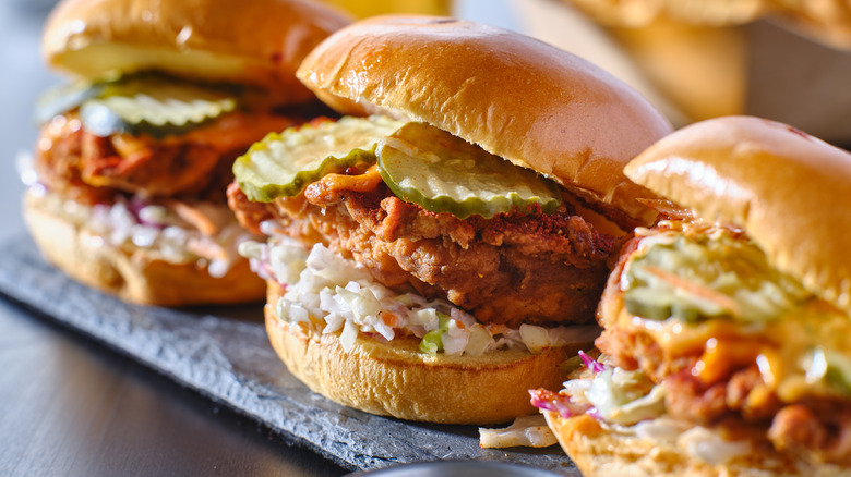 Fried chicken sandwich