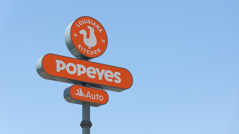 popeyes sign