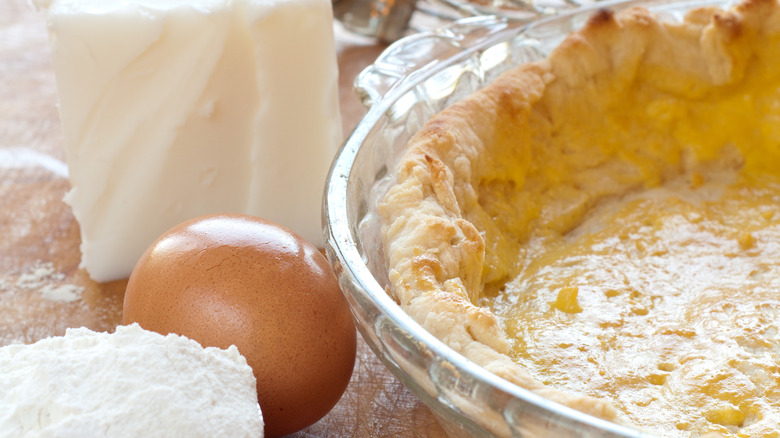 Pie crust with egg