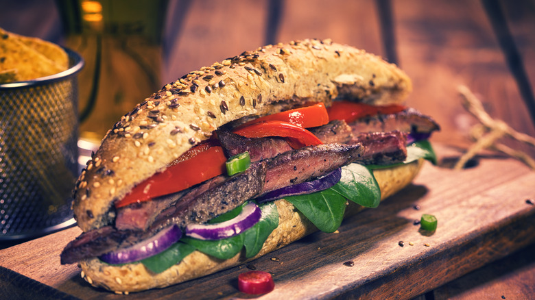 steak sandwich