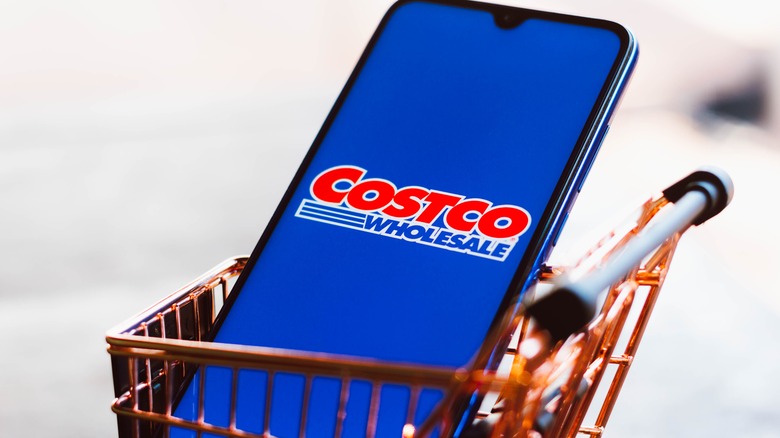 Costco app on phone