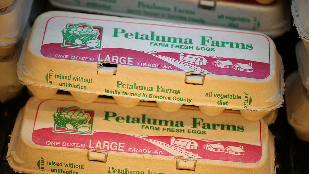 Petaluma farms egg cartons