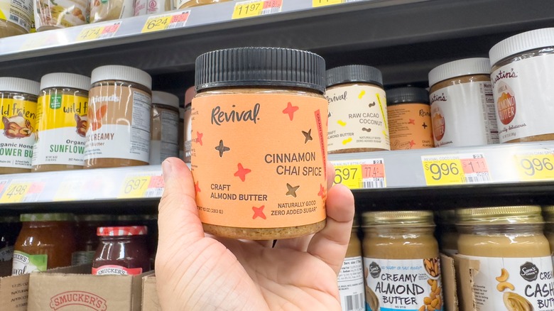 almond butters at grocery store