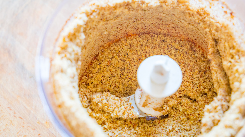 almond butter in food processor