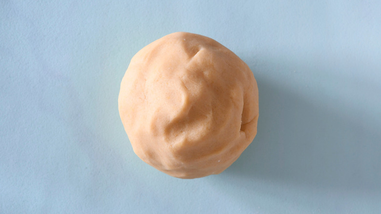 A ball of pastry dough