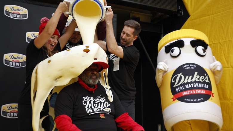 Duke's mayo and Tubby at Mayo Bowl