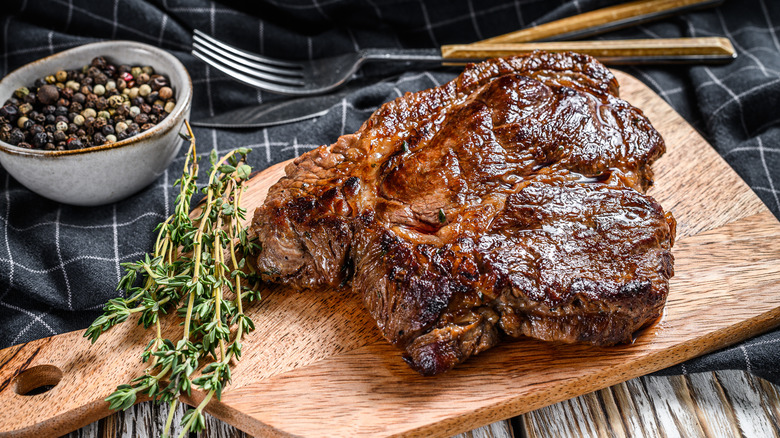 Browned chuck roast