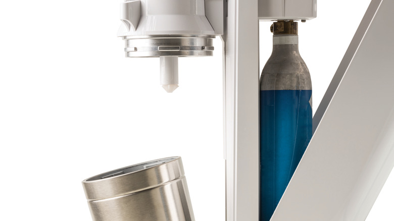 sodastream with view of cylinder