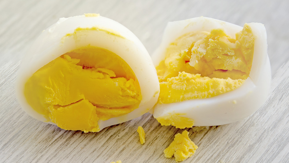 Badly peeled egg