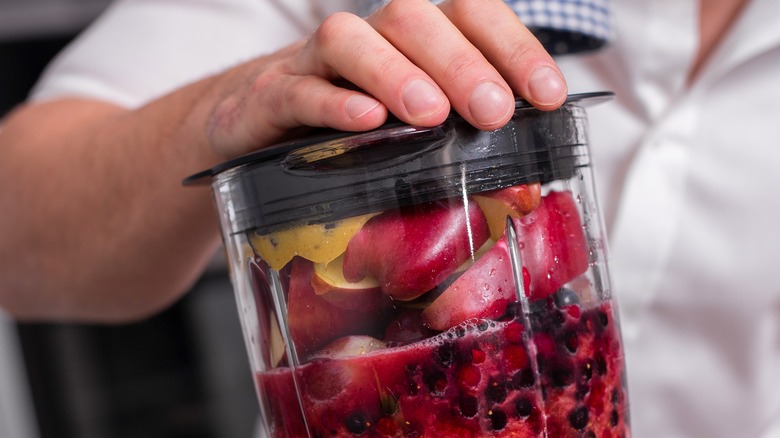 smoothie in a blender