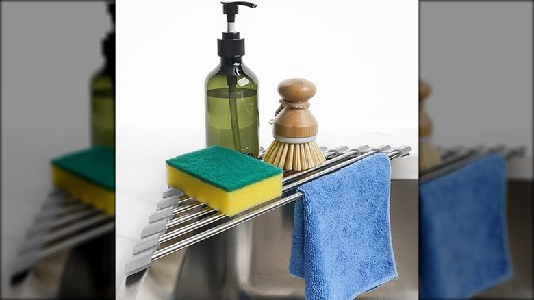 sponge sink storage