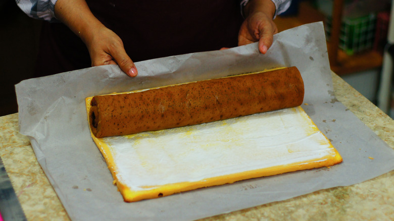 Rolling a Yule log