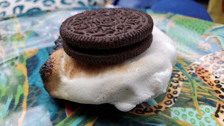 oreo smores on placemat