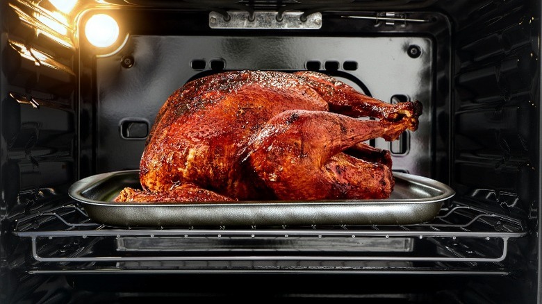 Turkey in the oven