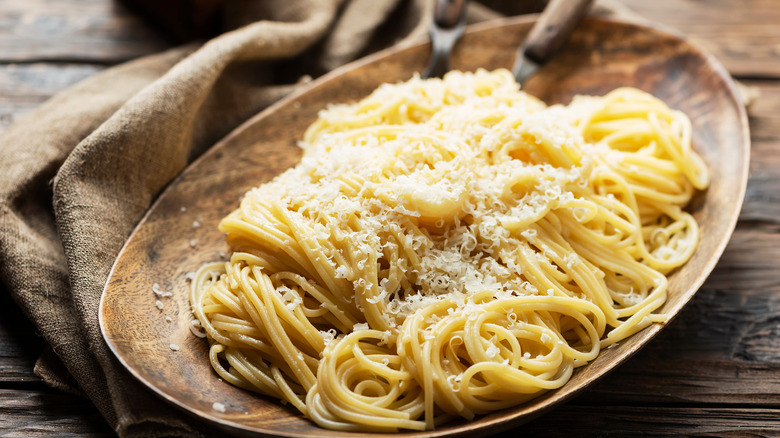 pasta with butter and cheese