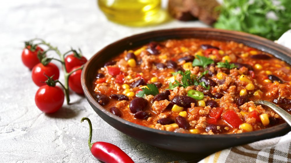 Chili with corn 