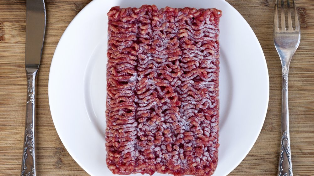 thawing frozen ground beef wrong