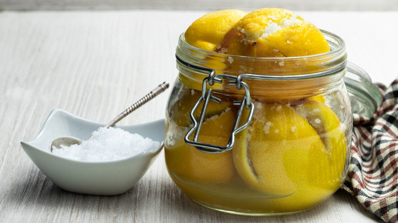 jar of preserved lemons