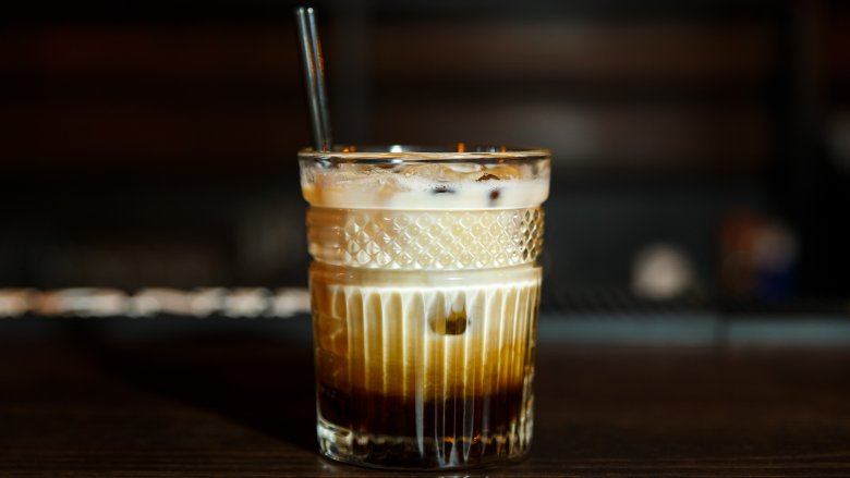 White Russian cocktail