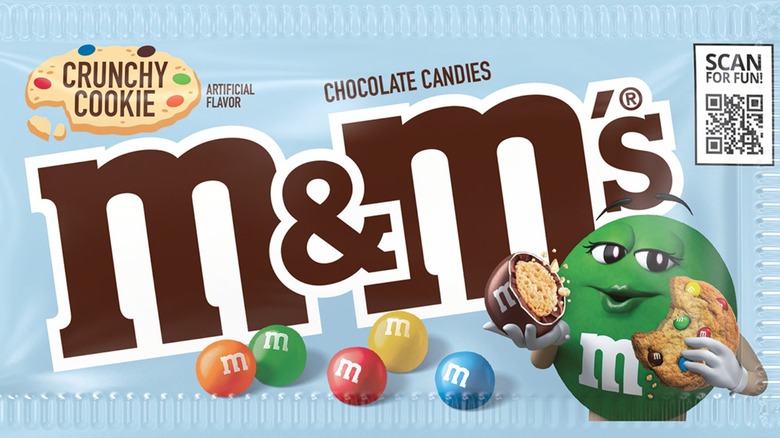 M&M's crunchy cookie package