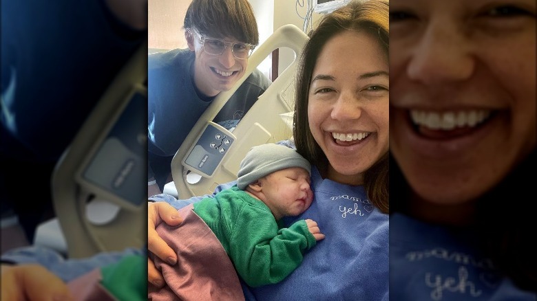 Molly Yeh with Nick Hagen and their daughter