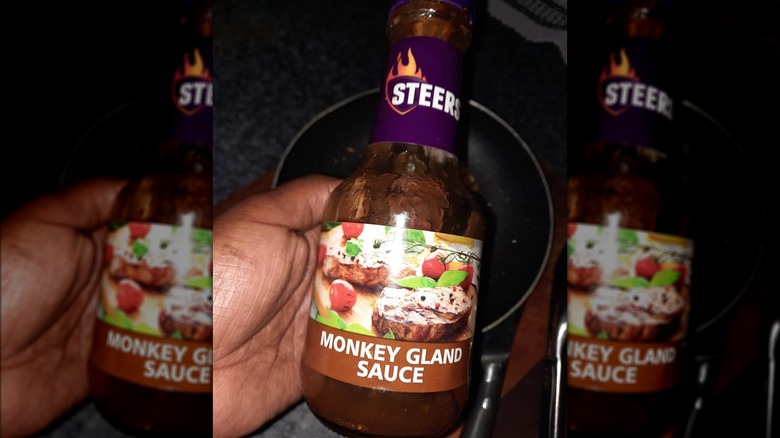 A bottle of monkey gland sauce