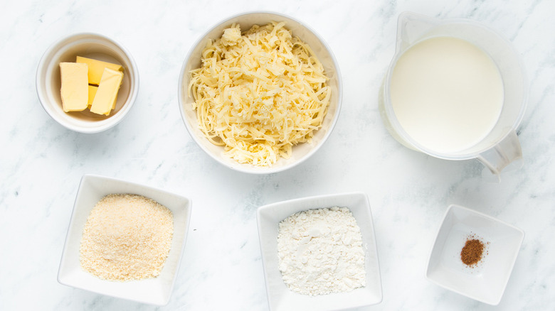 ingredients for Mornay sauce