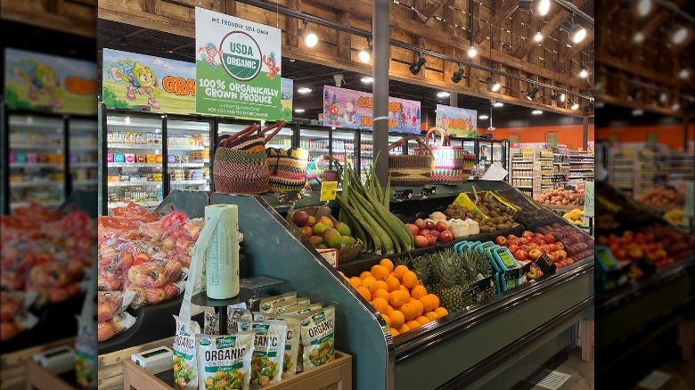 produce section of Natural Grocers