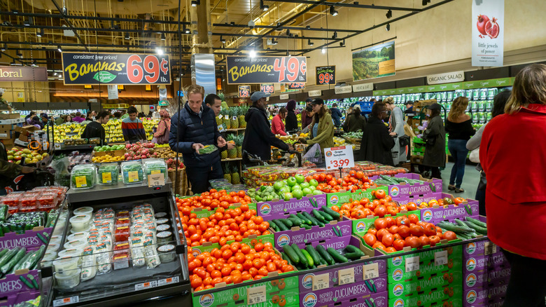 produce section at Wegmans