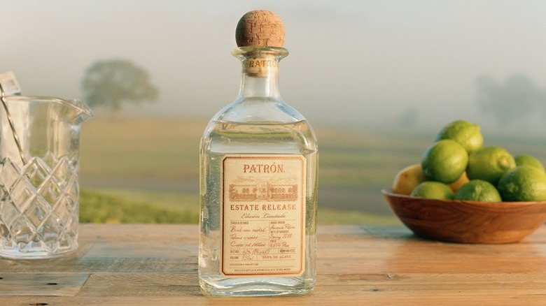 A bottle of Patrón 