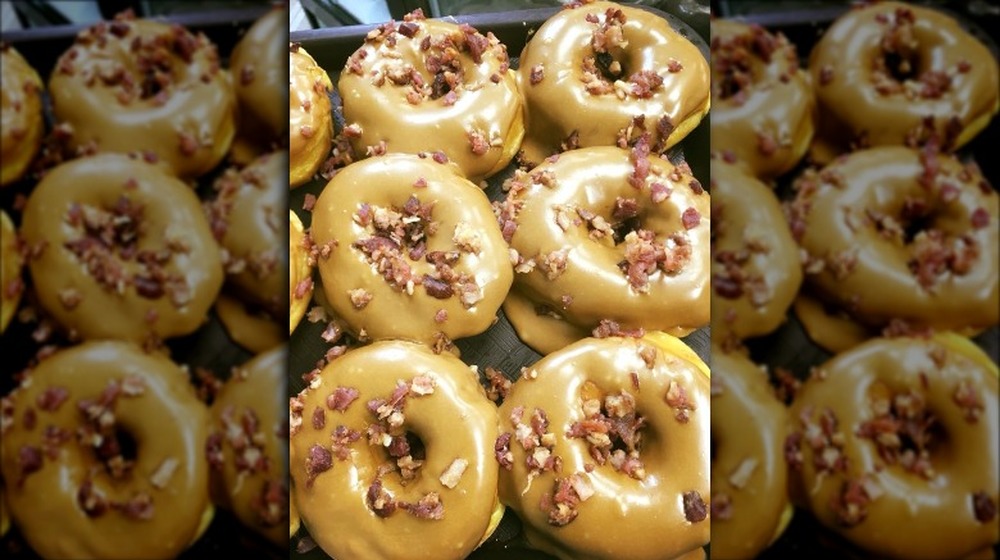 Maple bacon donuts