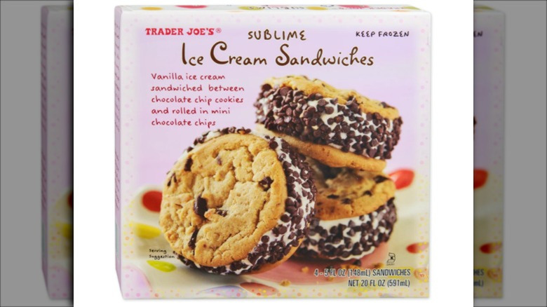 Trader Joe's Sublime ice cream sandwiches