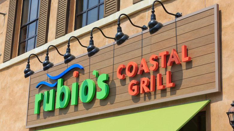 Rubio's Coastal Grill sign