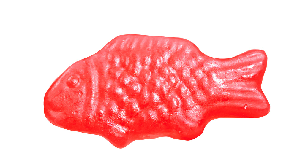 one red Swedish Fish