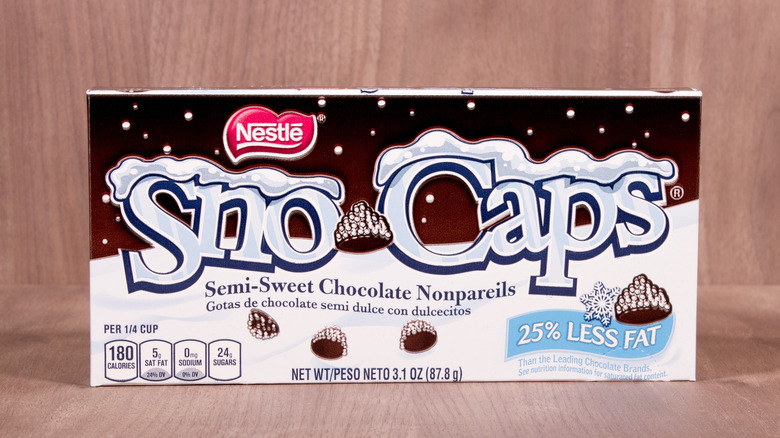 nestle sno-cap nonpareil box