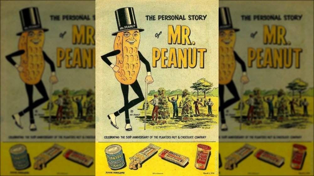 Mr. Peanut ad from 1950s